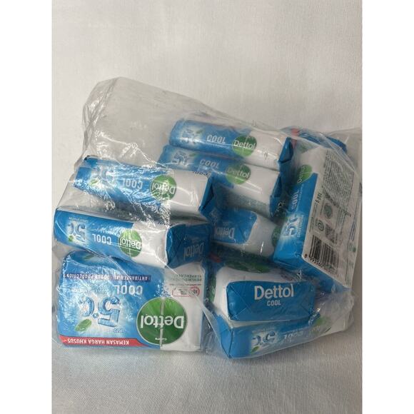 Dettol Cool Soap Anti Bacterial Bathing Soaps Bar With Menthol 125 gm Pack of 6 - Picture 2 of 2